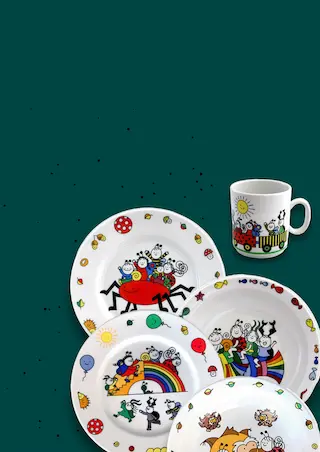 Zsolnay gyerek étkészletek